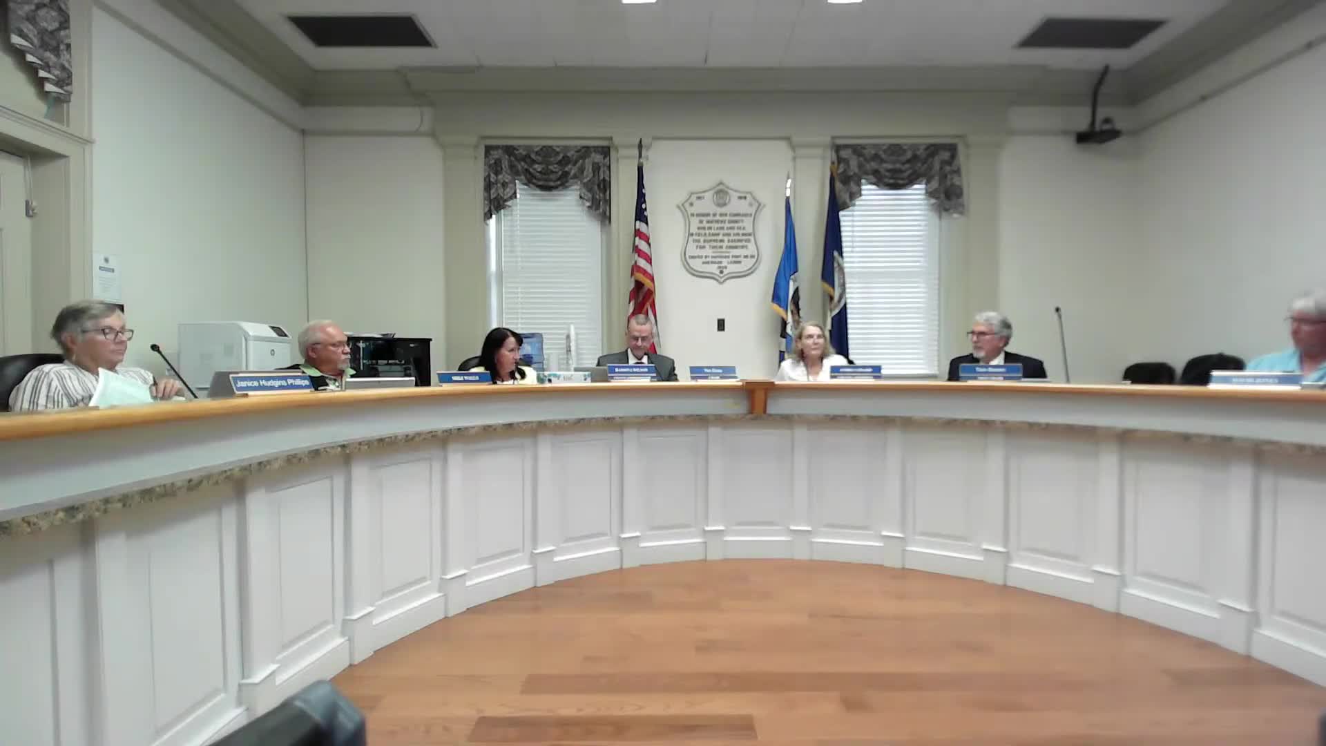 Matthews County Board Holds Public Hearing on Sale of Former Hole in the Wall Restaurant