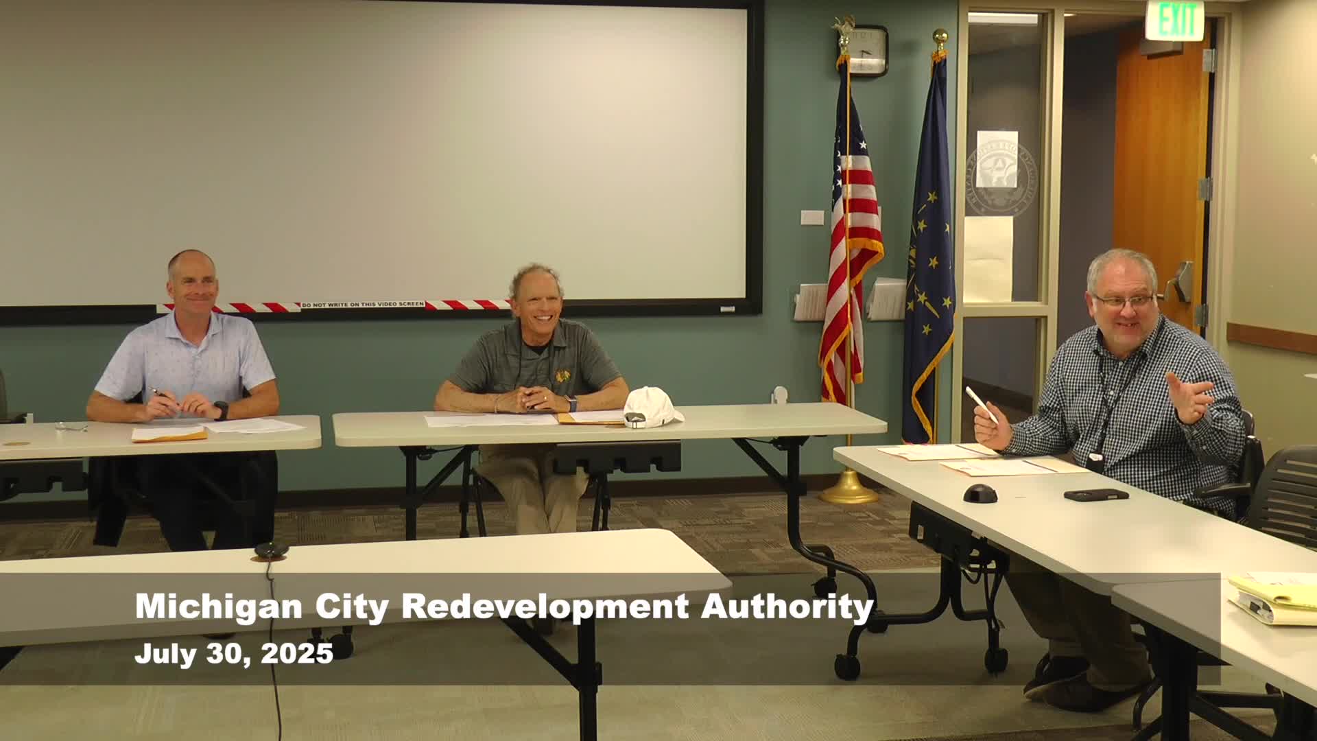 Michigan City RDA adopts electronic-participation policy after public comment on notice and state law