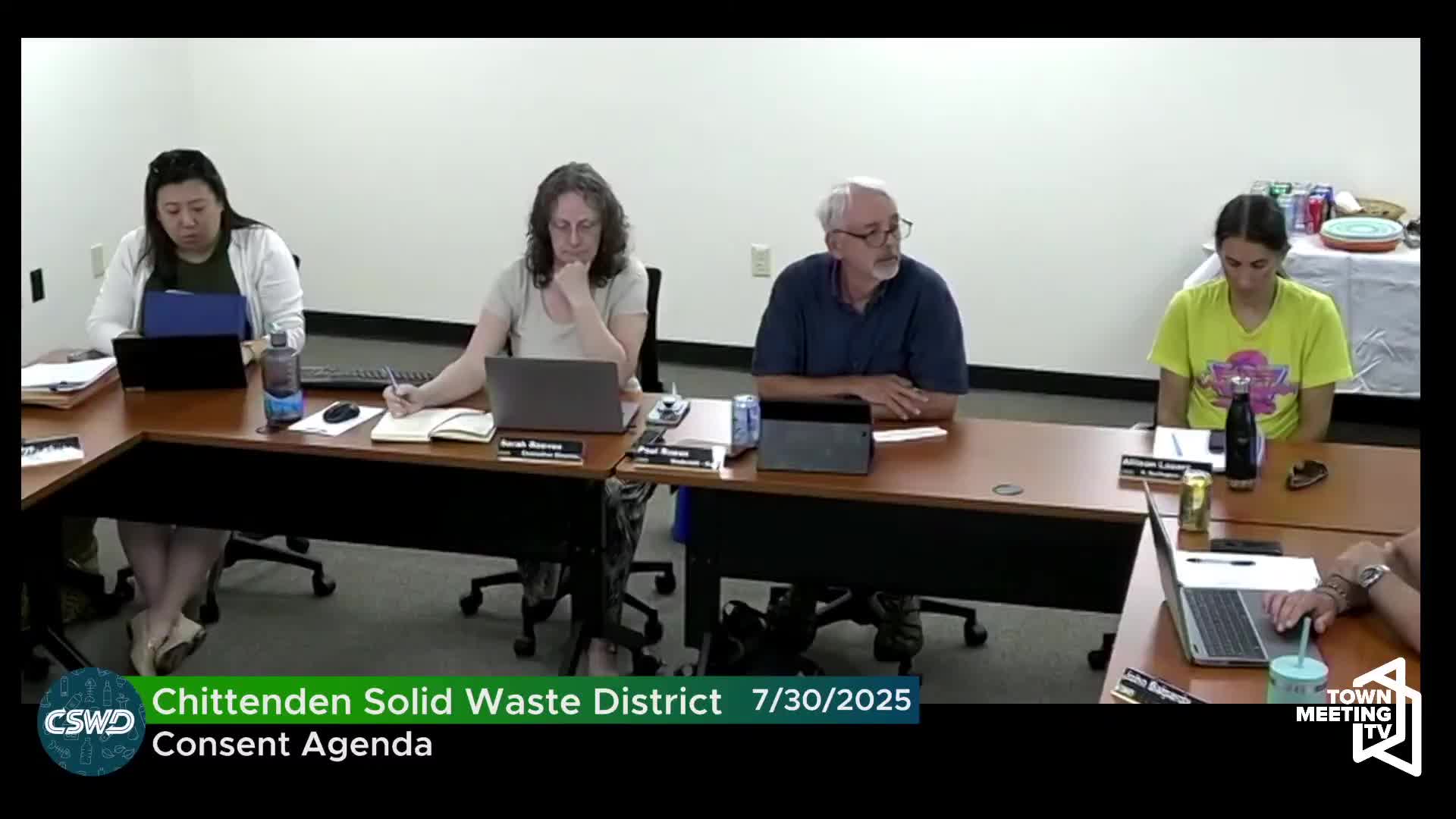 CSWD commissioners ask for clearer reserve reporting; question Burlington recycling generation tax