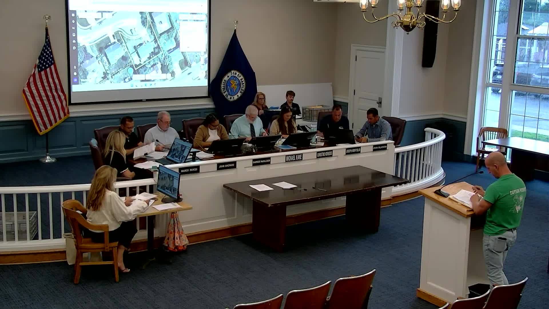 Board reserves decision on Deer Park deck and shed variances amid neighborhood complaints