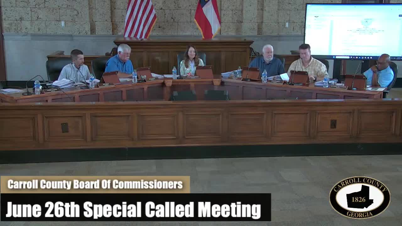 Carroll County approves SPLOST IGA that reduces municipal shares to fund new sheriff's jail and admin facility