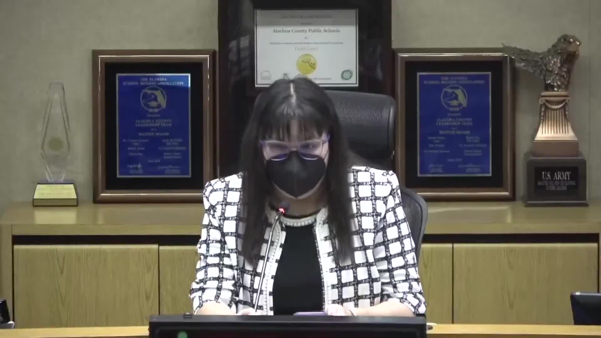 Alachua school board chair apologizes for Facebook post as public comment session erupts