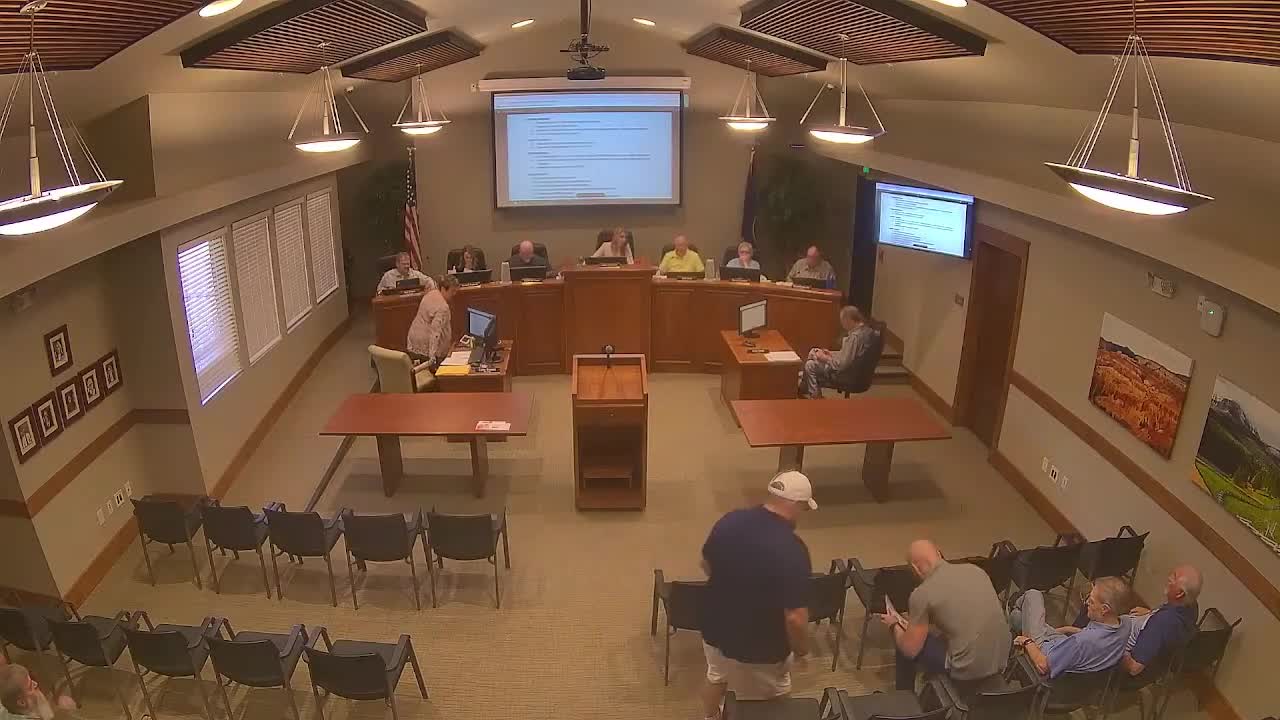 Parowan City Council Discusses Agenda Changes and Public Safety Concerns