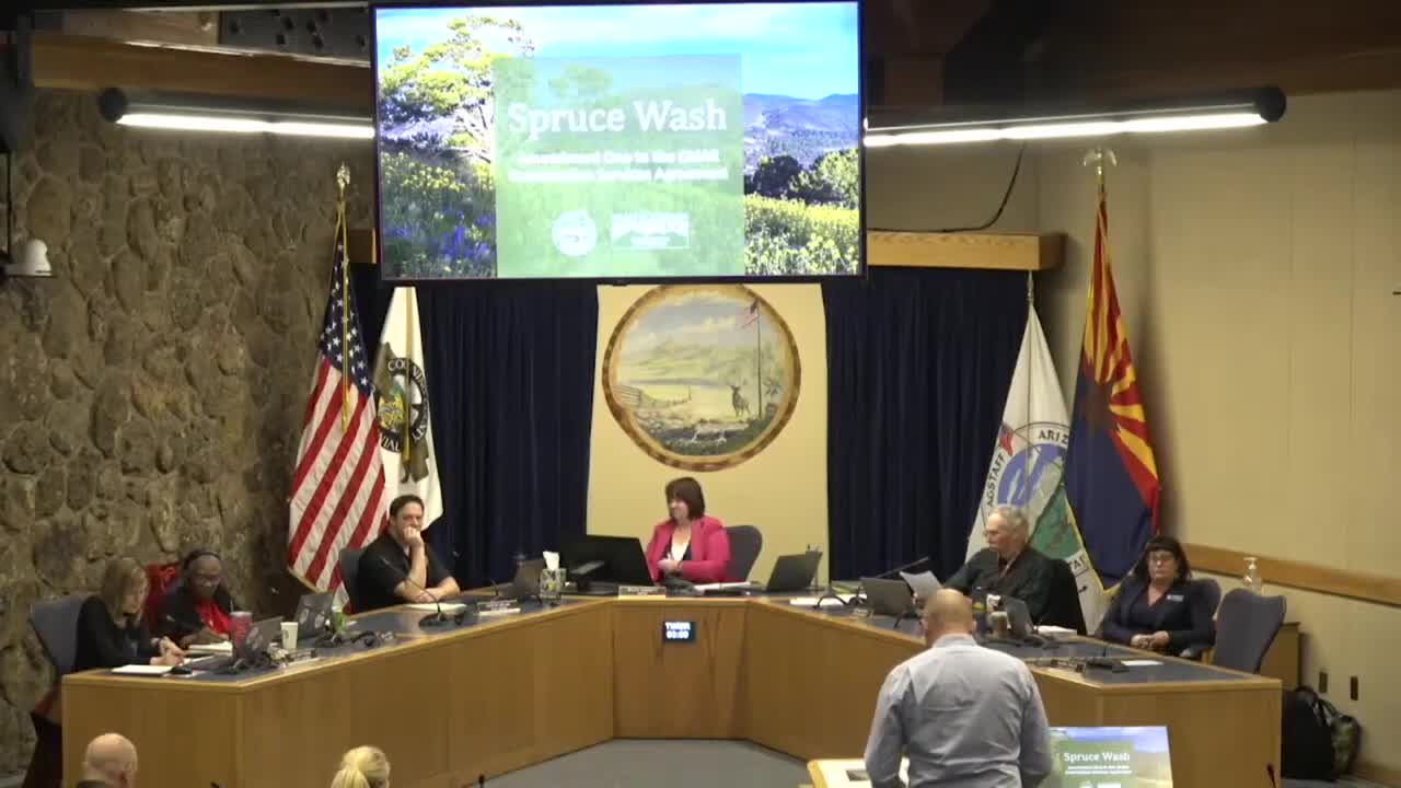 Flagstaff council approves Spruce Wash contract amendment and authorizes property acquisition for Killip Inlet