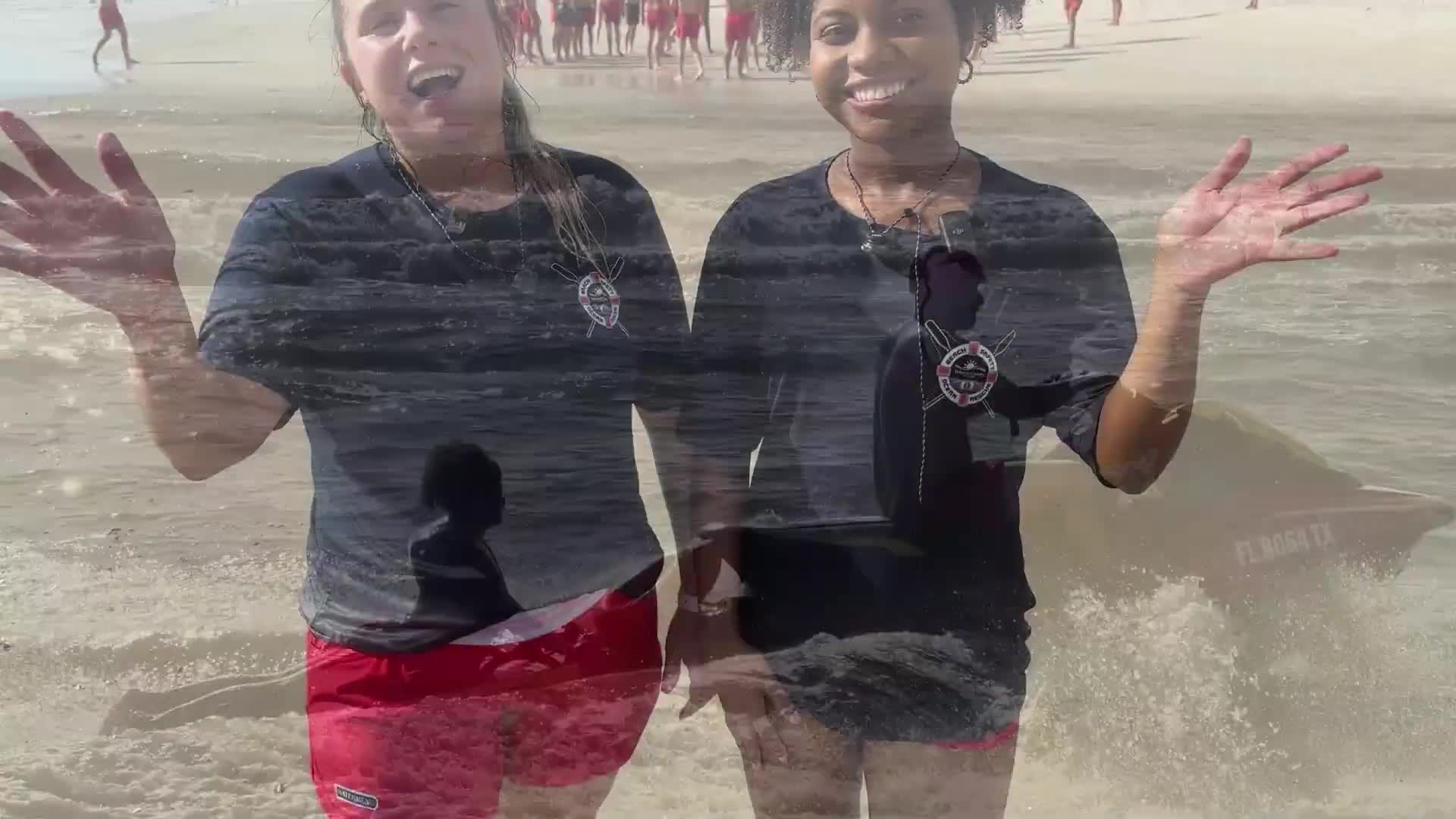 Volusia County lifeguards demo rescue drills, tracking system and recruitment push