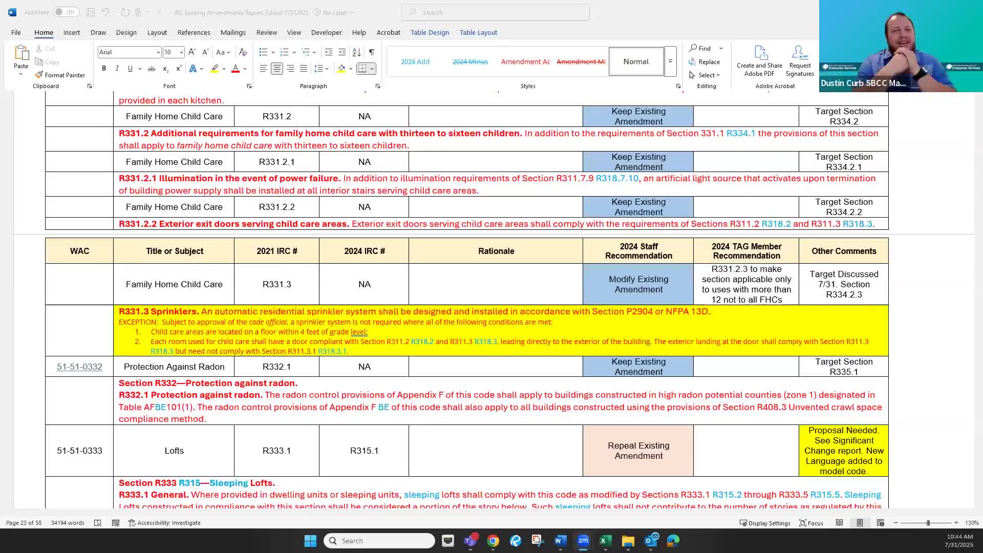 Tag to keep Washington radon pointer; staff to correct appendix reference