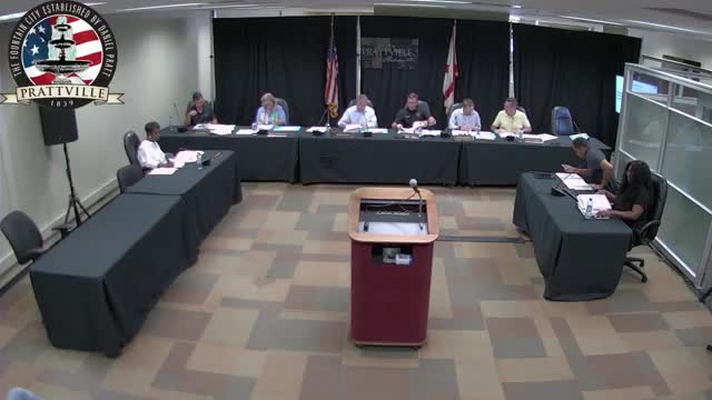 Planning commission rejects B3→B2 rezoning request for Prattville Square outparcels after neighbors raise access and parking concerns