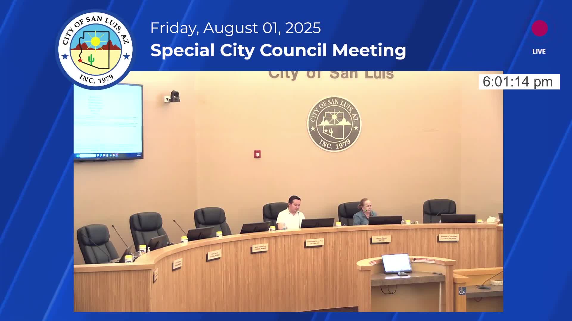 San Luis council holds executive session to consult on Quetzemane litigation under state open‑meeting law