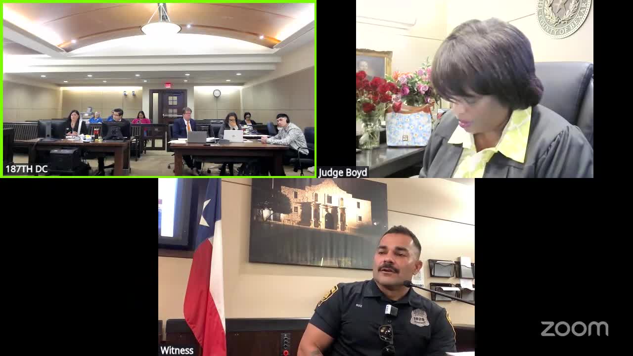 Officers Marchand and Veithia Manage Bexar County Family Violence Call Investigation