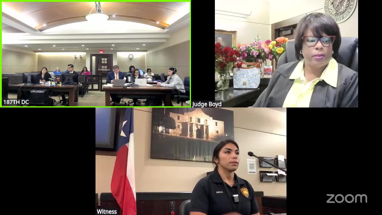 Officer Garcia details follow-up procedures in San Antonio family violence cases