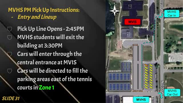 School Dismissal Procedures Streamlined for Multi-Building Student Pickup