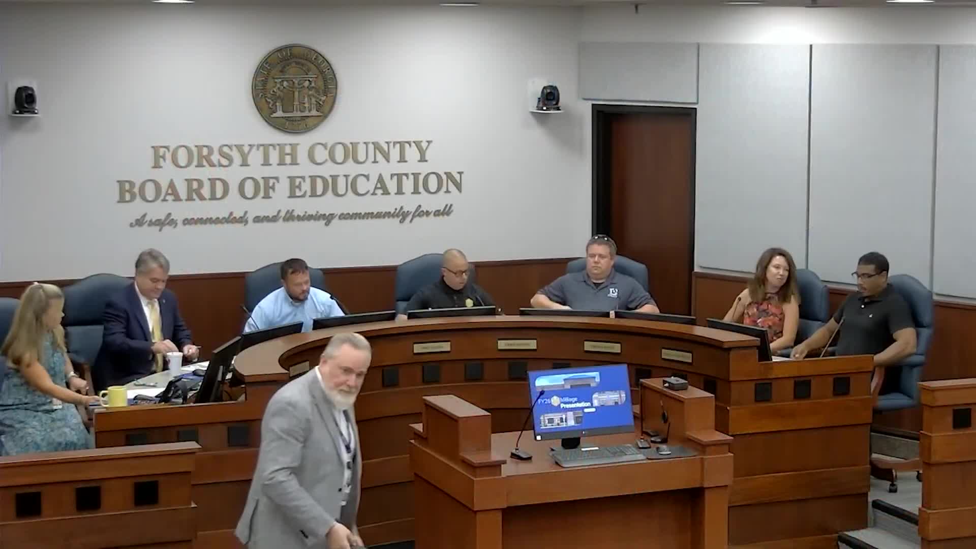 Forsyth County School Board holds final public hearing on proposed 2026 millage, delays vote
