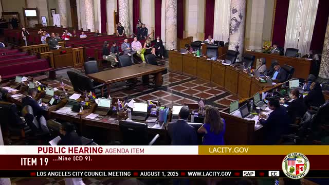 Los Angeles Council Meeting Witnesses Heated Public Commentary on Free Expression Rights