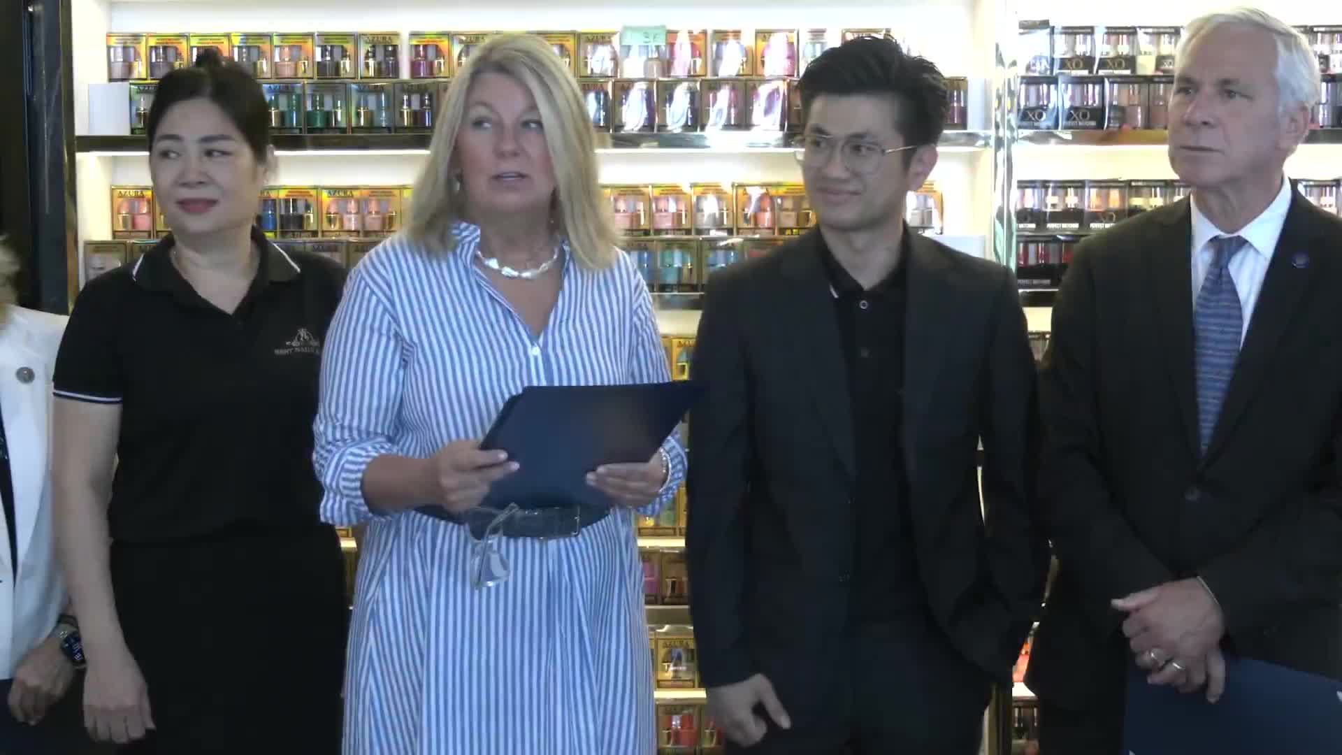 Best Nails and Spa celebrates expanded Medina location; city, state and federal reps attend ribbon cutting