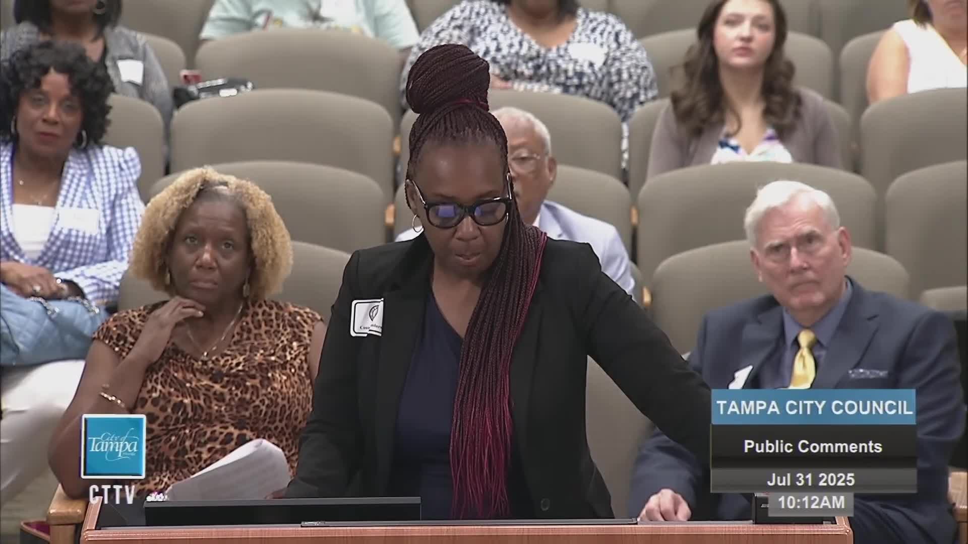 Community Leaders Urge Tampa City Council to Address Sulfur Springs and Zion Issues