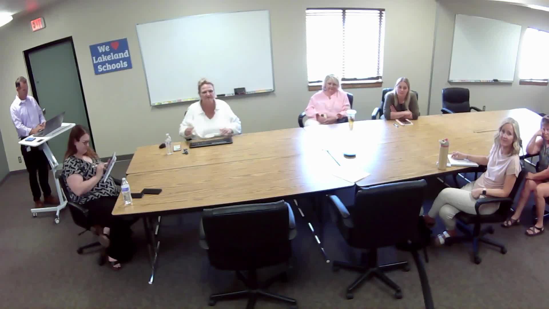 Committee refines records-retention draft; asks superintendent and technology director to confirm backups and email retention