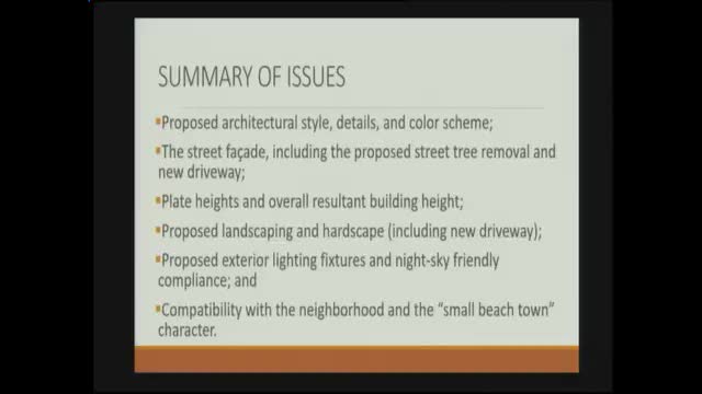 Board grants preliminary approval to large Maple Avenue remodel, requests broader parcel clarity and landscaping revisions