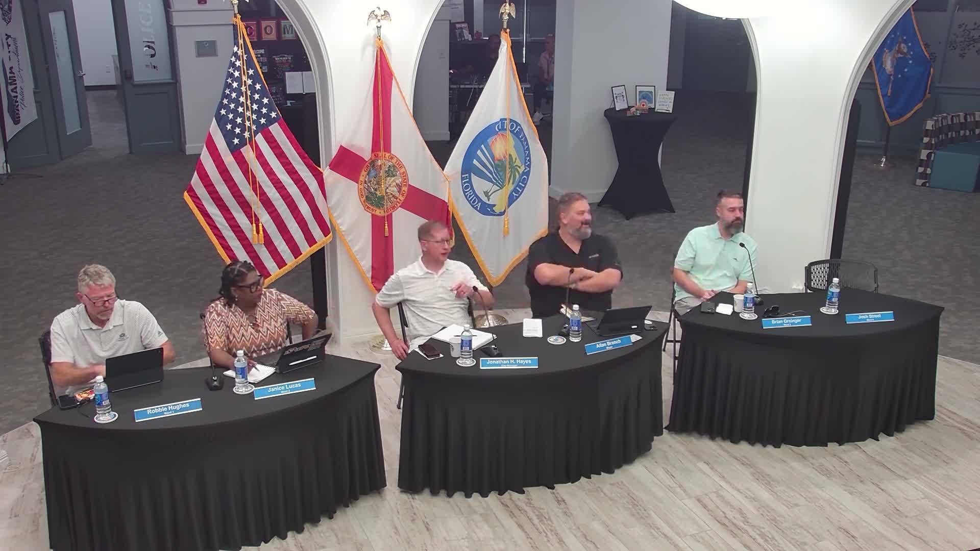 Judy Stapleton Questions Panama City's Marina Development Plans at Community Meeting