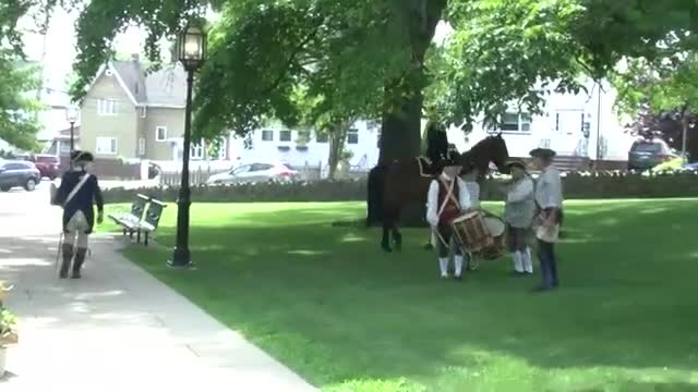 Reenactors portray Washington, highlight Battle of Chelsea Creek and smallpox inoculation at Chelsea event