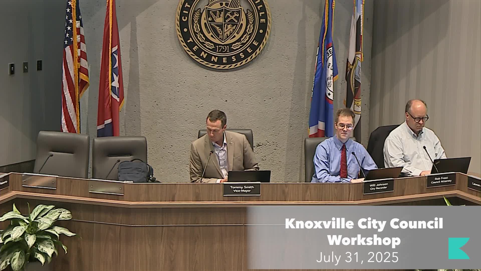 Deputy COO Chad West leads discussion on neighborhood codes enforcement panel