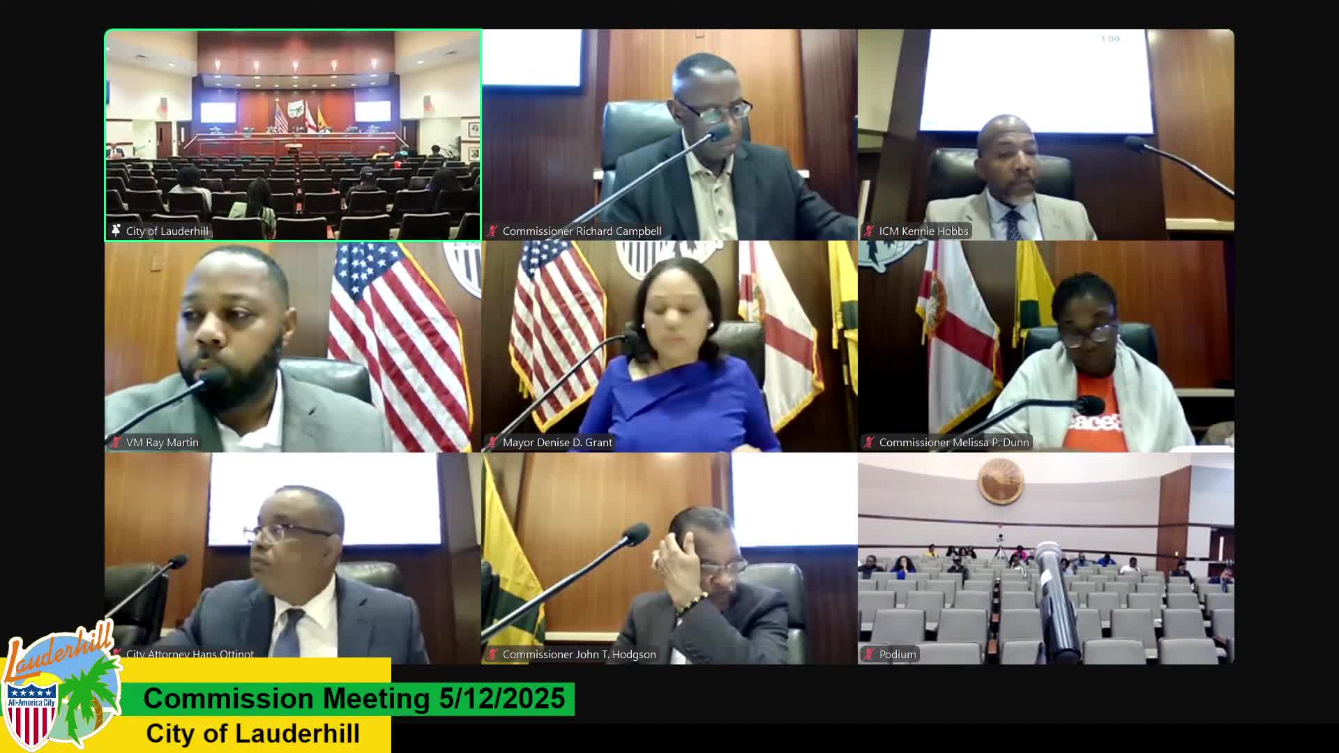 Lauderhill City Commission Approves Peace Clubs Program Funding from Commissioner Dunn's Budget
