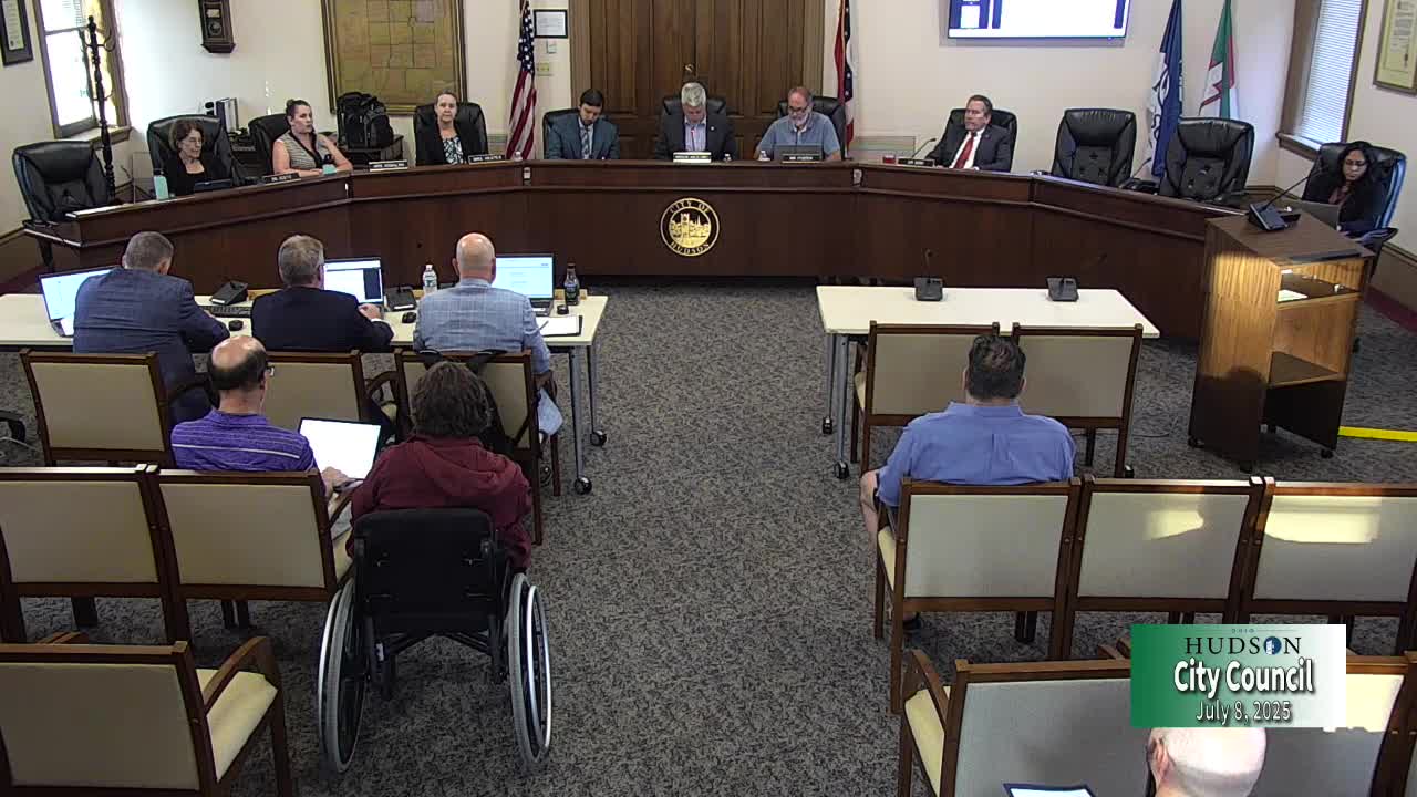 Hudson advances adaptive‑signal and safety projects; council approves consent package to seek CMAQ funds