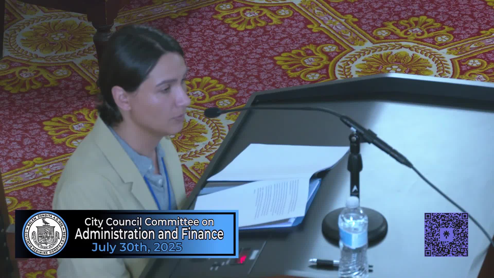 Salem City Council Approves Minimum Tax Value for Personal Property at $1,000