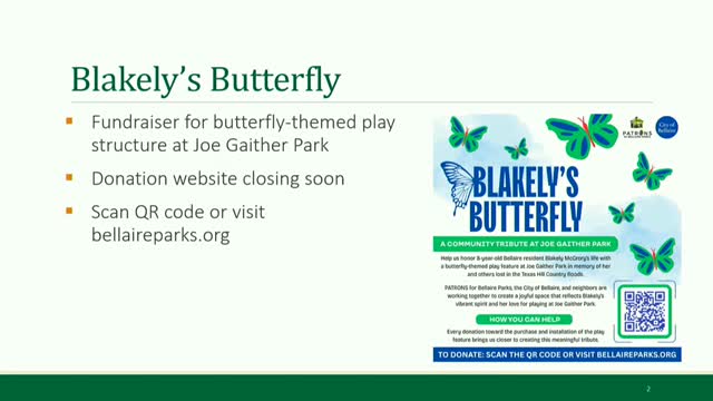 Bel Air community raises $17K for butterfly play structure honoring Blakely McCrory