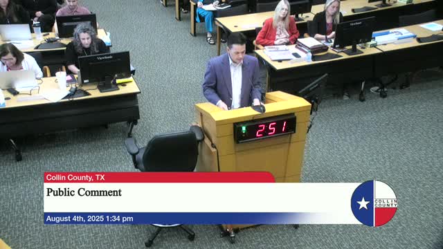 Advocates Urge County Officials to Preserve Collin County Substance Abuse Office Funding