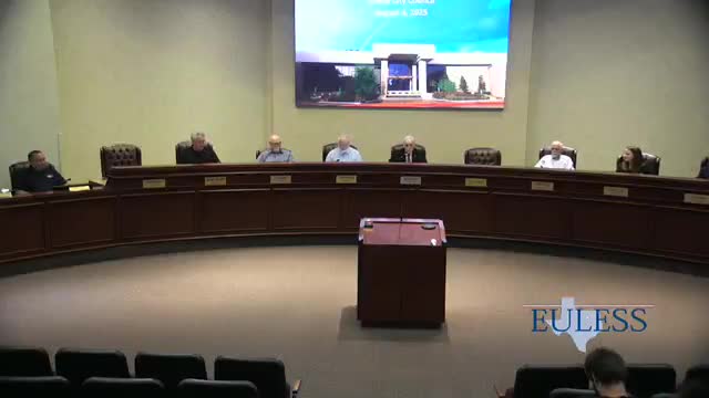 Euless City Council Sets Public Hearing Dates for Budget and Tax Rate Proposals