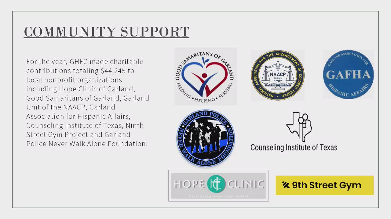 Garland Housing Board Faces Uncertainty Over House Bill 21 and Future Funding Cuts