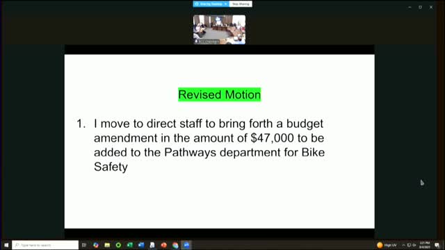 Councilman Regan questions $47K funding request during parent education discussion