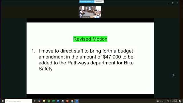 Mayor Newcomb endorses $72,000 budget for school pathway measures ahead of school year