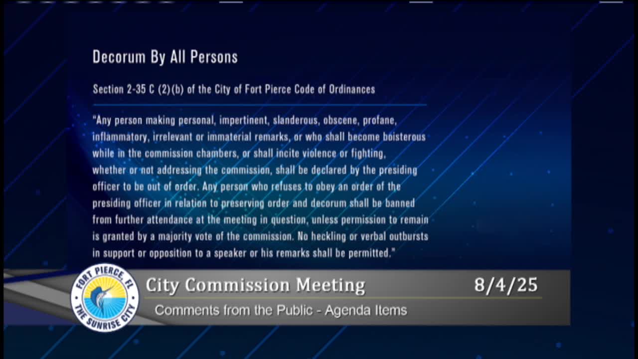 Fort Pierce Citizens Demand Action Amid Budget Crisis and Salary Controversy