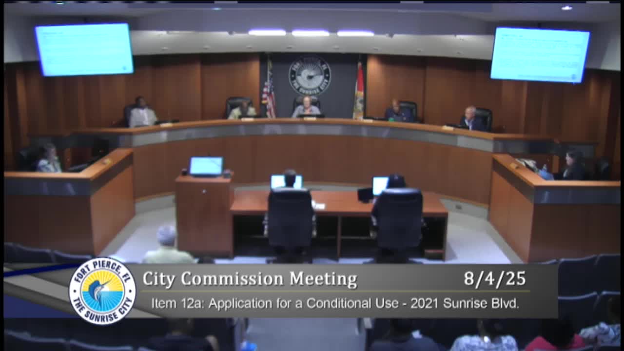 Fort Pierce City Commission Reviews Group Home Conditional Uses and Development Agreements