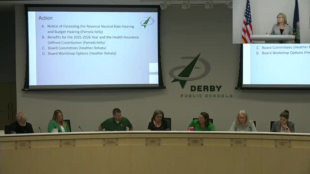 Derby School Board Approves Employee Health Insurance Renewals with Minimal Rate Increases