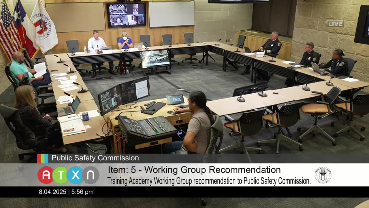 Commission Discusses Police Academy and Future Agenda Items Amid Quorum Challenges