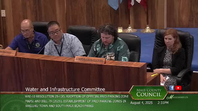 Maui Council Discusses Paid Parking Program Observations from Oahu Implementation
