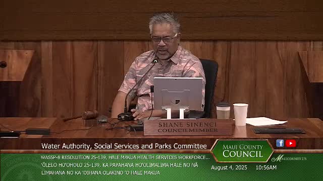 Council Considers Robert Hale Pahia for East Maui Community Board Appointment
