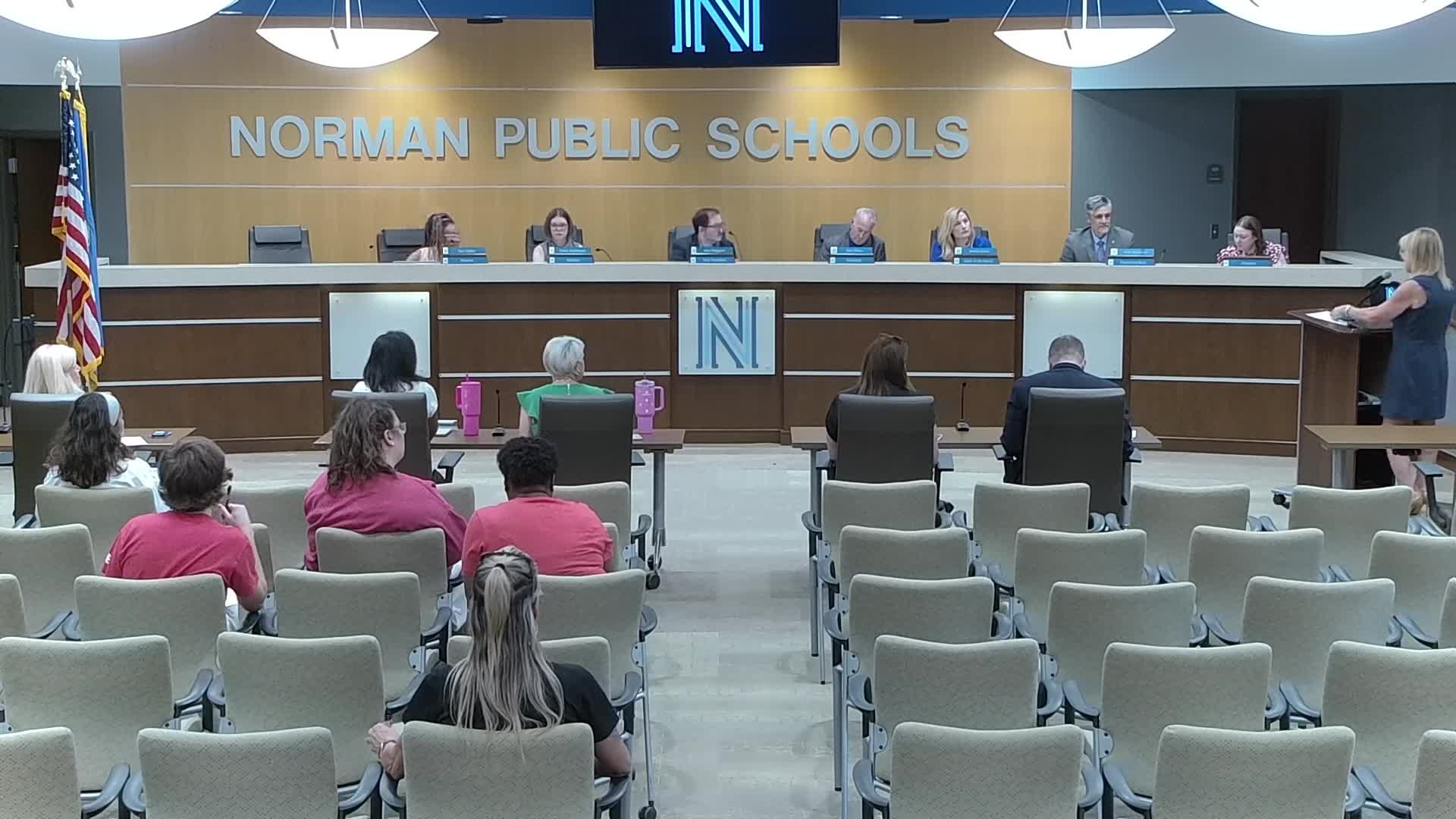 Norman Public Schools reviews 2022-2027 strategic plan and resource officer efficiency