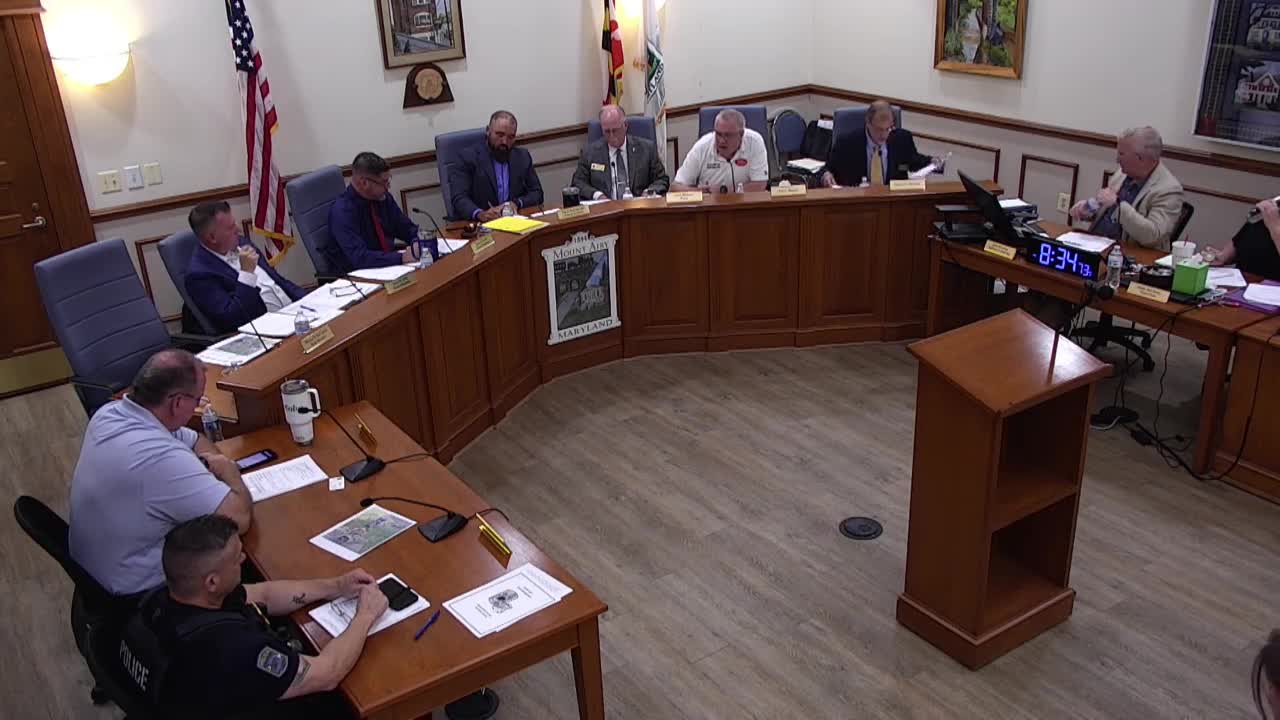 Mount Airy Council Debates Neighborhood Professional Zoning Changes Amid Community Concerns