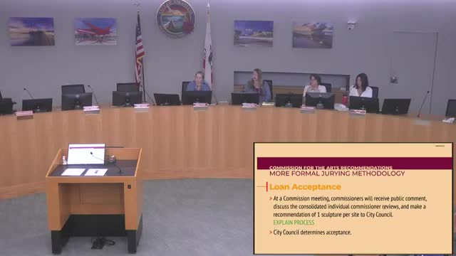 City Commission recommends extending sculpture loan period to three years