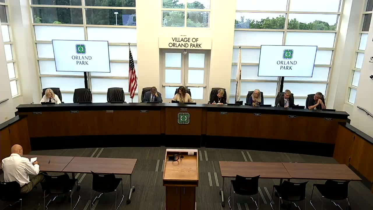 Mayor Pro Tem Leap Lehi leads public comment session at village board meeting