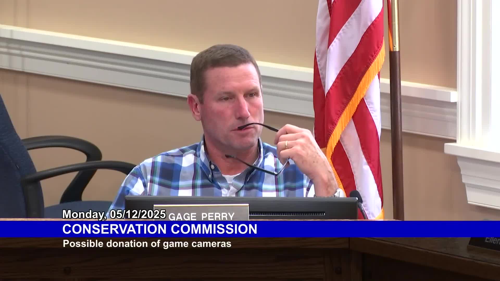 Town Council Reviews Camera Donation Proposal from Local Resident