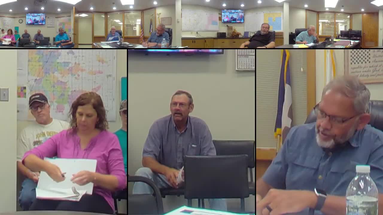 Franklin County approves completion report, payments and reclassification for Drainage District 59