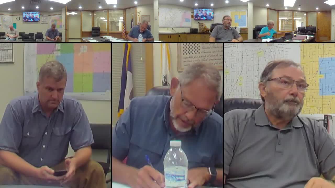 Latimer farmer tells Franklin County board turbine crews parked in his field, raised safety and property concerns