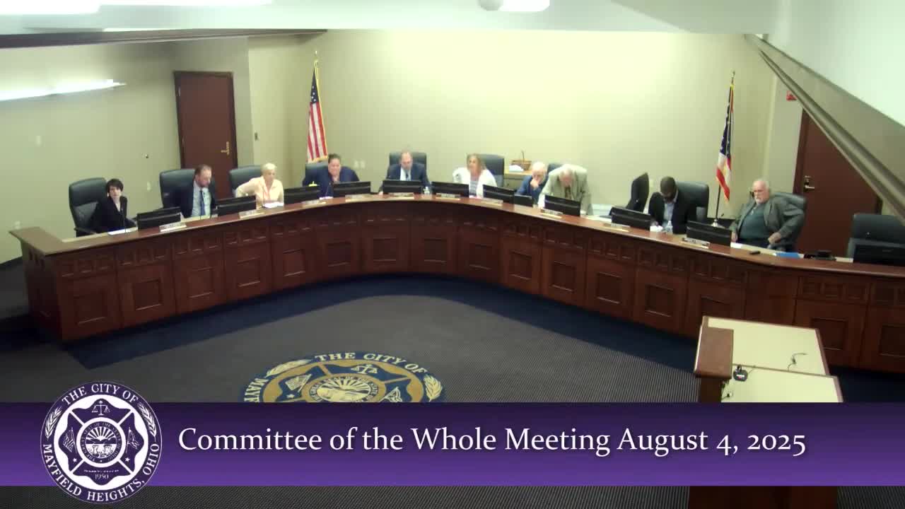 Cleveland Water Commissioner Alex Margavicious presents suburban main renewal program