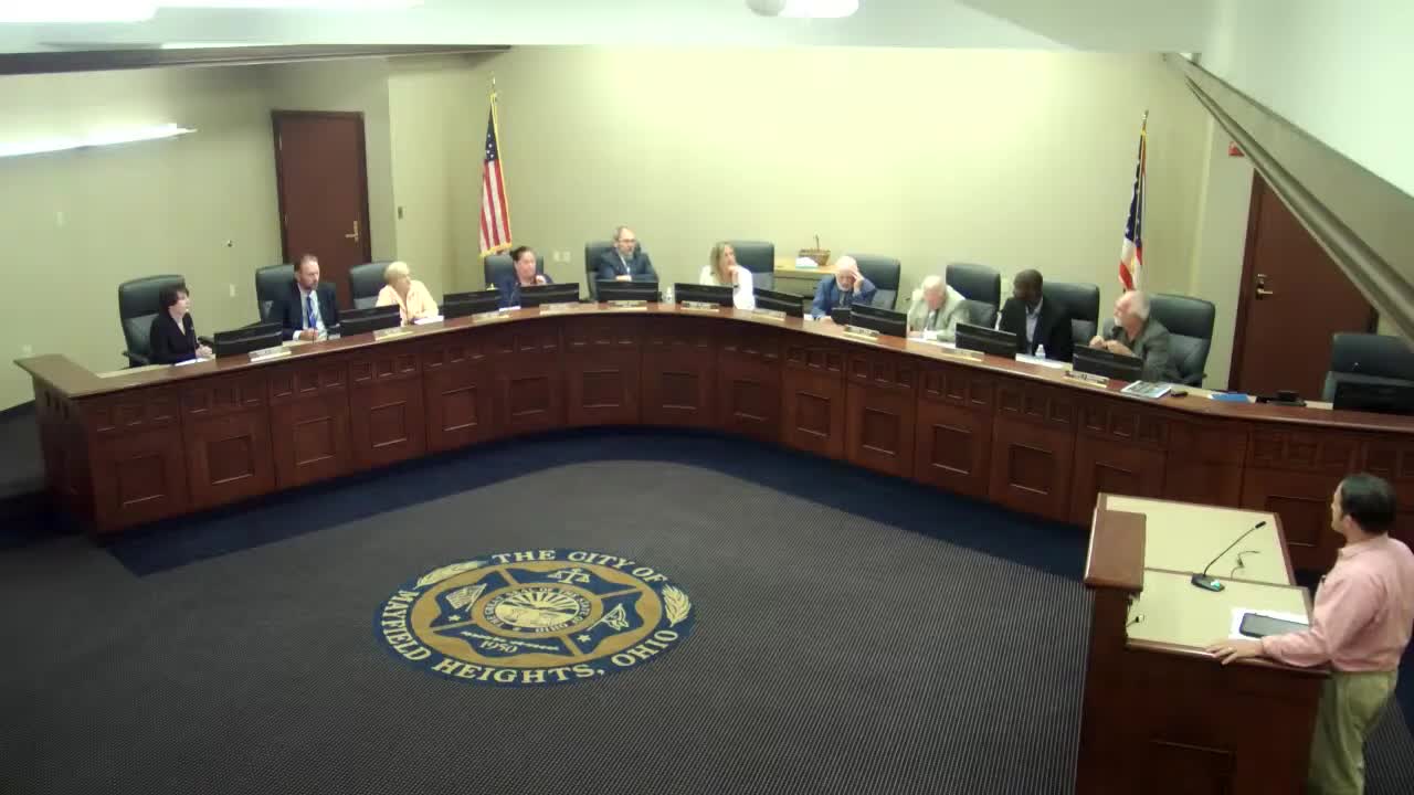 Chief Elliott warns Mayfield Heights council on aging water infrastructure risks