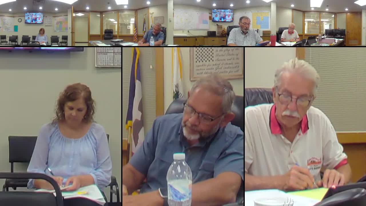 Drainage board approves minutes, claims and drainage permit 2025-7