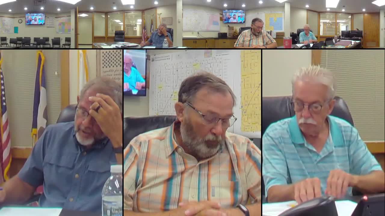 Board opens and closes public hearing on FY26 budget amendment; approves resolution 25-40